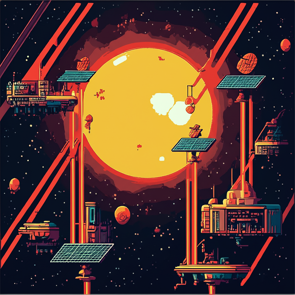 Dyson swarm - The Lattice