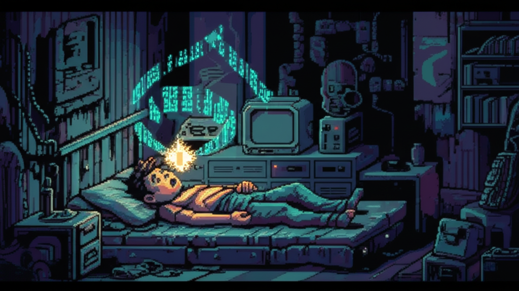 Player waking up with ORACLE shard