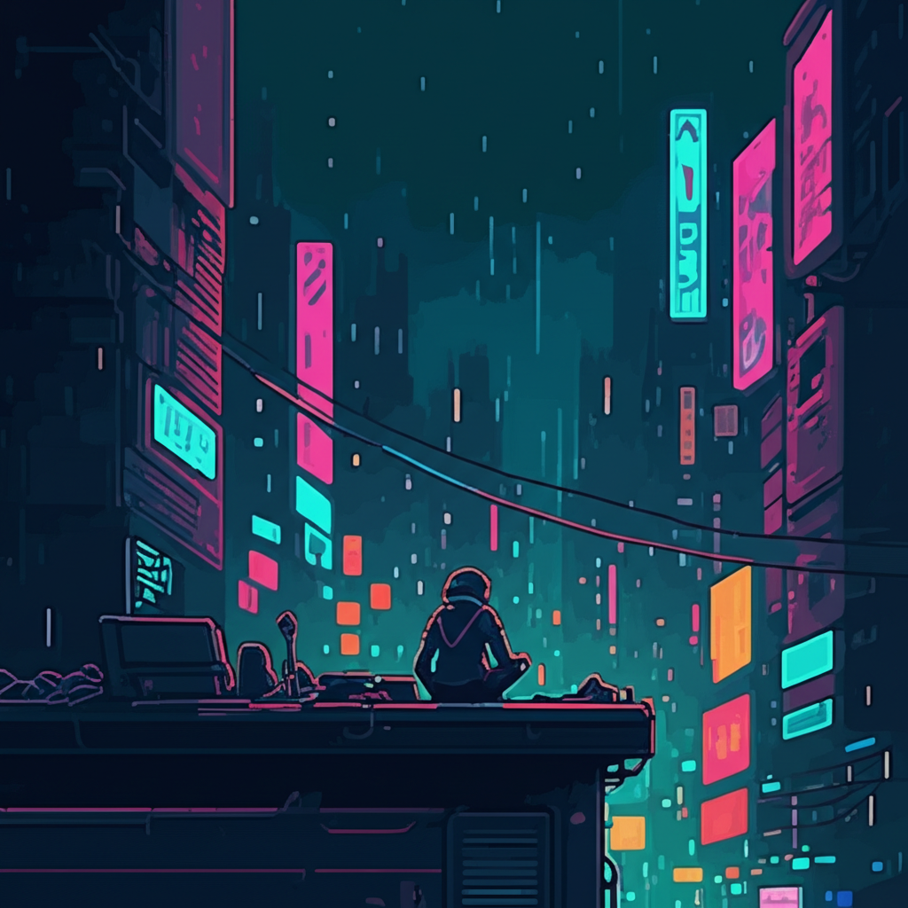 Early ages - street hacker survival in the neon-lit Sprawl