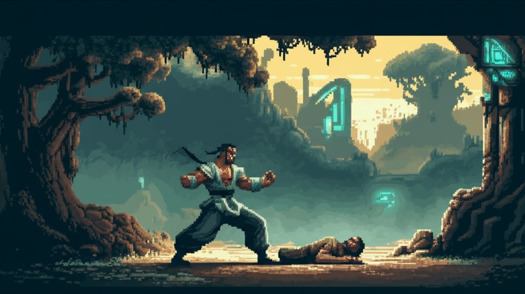 Angel pins a man in Ironclad tactical gear with his knee. The man's eyes are wild—not a soldier, a contractor. A father.